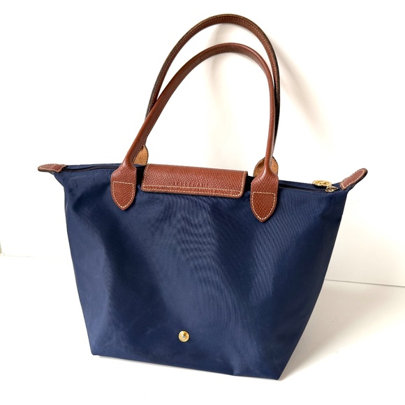 Longchamp Le Pliage® Navy Blue Medium Size Tote Bag - Picture 3 of 6